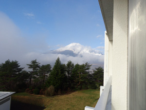 Mt.Fuji from hotel room view